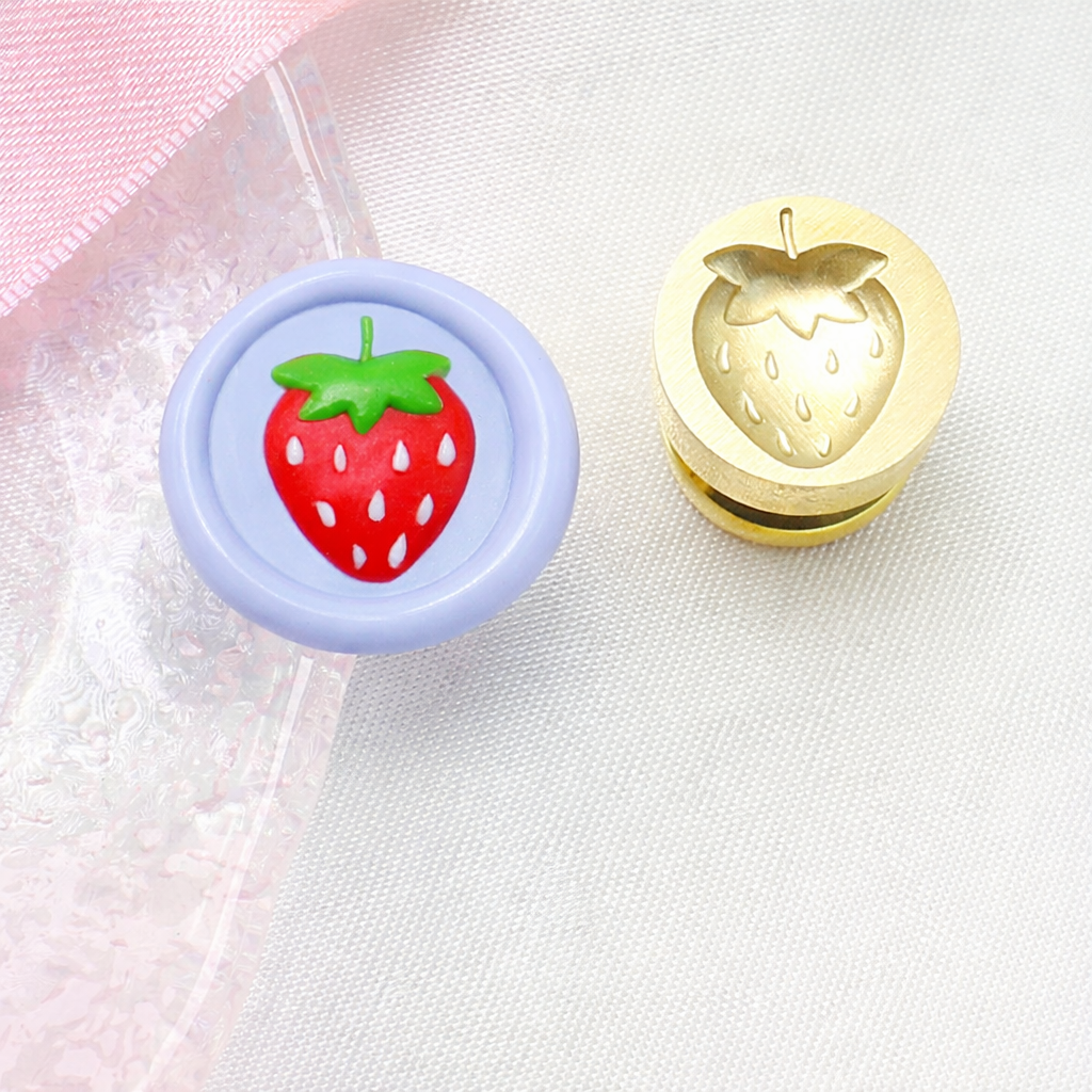 실링왁스 인장 세트 헤드 도장 스탬프 미니 사이즈 시리즈, 1개, NO.3 디자인 / 딸기 5,800원