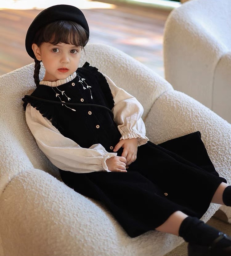 Arbe 여아용 리꼬 코듀로이 원피스 세트 28,810원