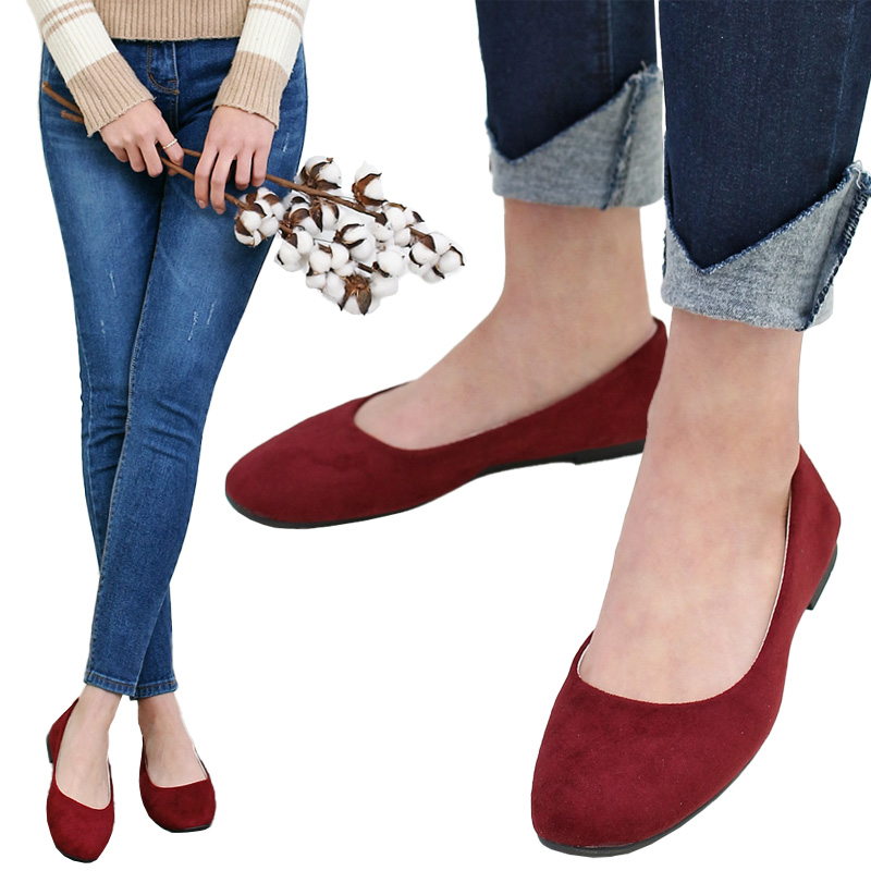 스토리원 SH-F208 여성 라운드 플랫슈즈 11,900원