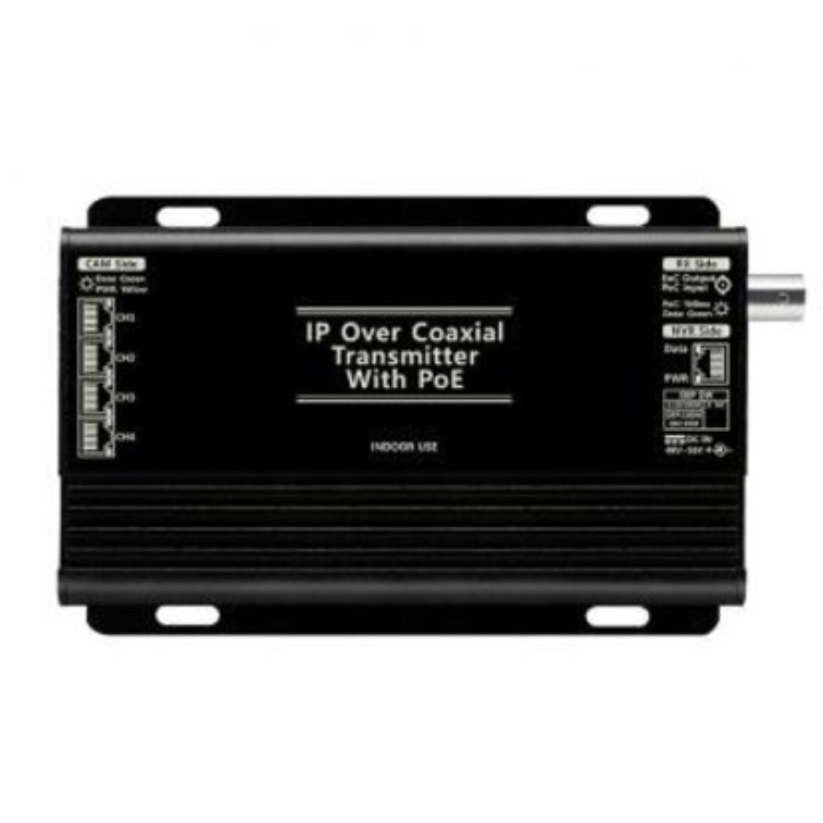 4채널 POE HUB IP카메라 EOC 네트워크 장거리 전송장치 SC-IPT1204P 157,300원