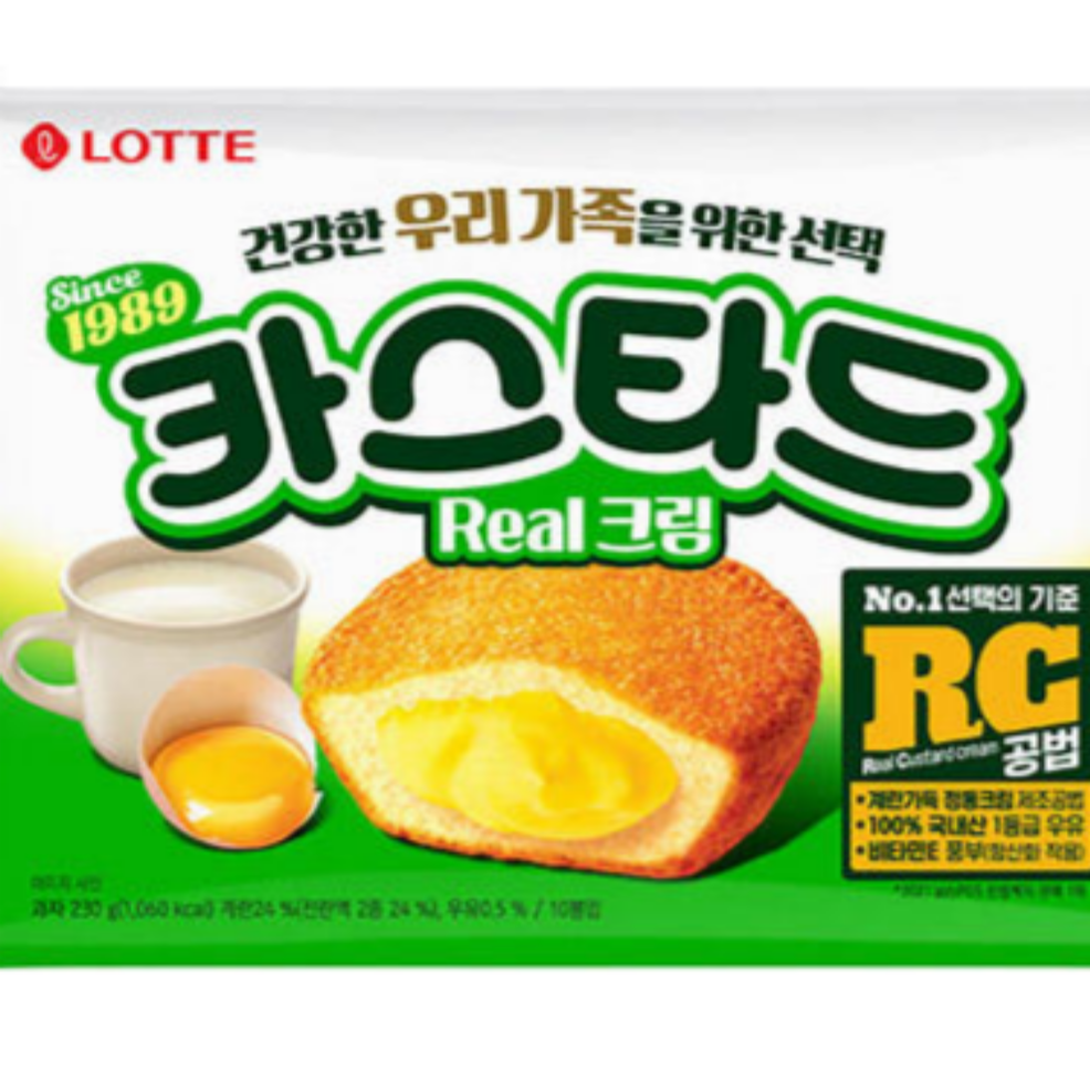 달콤한 행복, 카스타드 오리지널, 230g, 6세트 42,900원