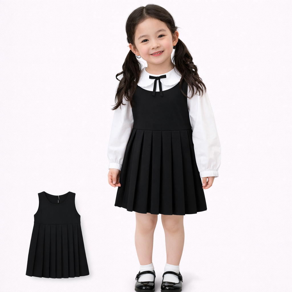 여아 원피스 블라우스 세트상하복 세련된 키즈룩 아동 외출복 유아 하객룩 정장, 현재가 18,900원