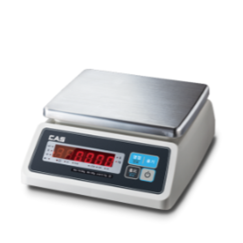 카스 CAS SW2 방수형 전자저울 SWII-30EW 충전식 수산시장 횟집, SWII-30EW, 1개 148,000원