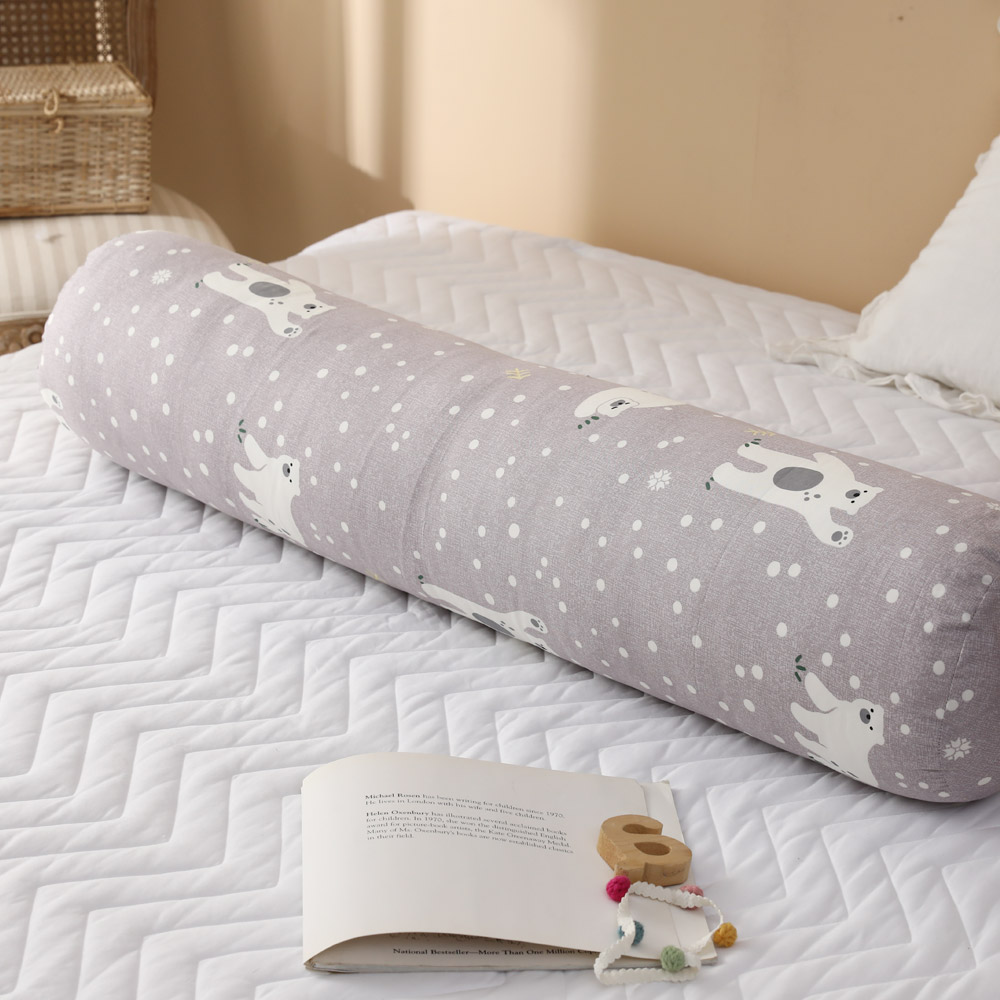 조은집 순면 일자형 롱쿠션 바디필로우 /정전기 없는 순면 안심필로우, (순면)북극곰 24,400원