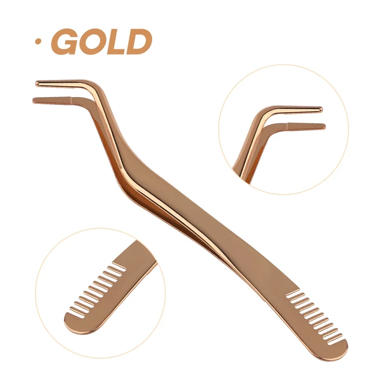 FADVAN 속눈썹 빗 족집게 DIY 클러스터 속눈썹 연장 족집게 1 스테인레스 스틸 정전기 방지 비자 성 어른 6,200원