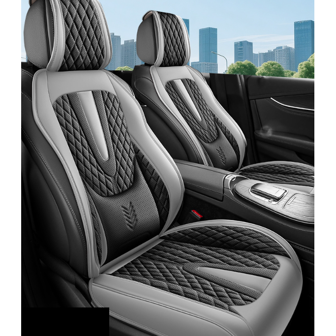 LIG 자동차 시트보호 커버,차량 시트 커버 네오 클래식,새로운 스타일링 차량 인테리어의 완성, 기존 시트의 오염,스크레치,노후를 방지하고 매일 새차처럼, 2개, 라이트 그레이 64,800원