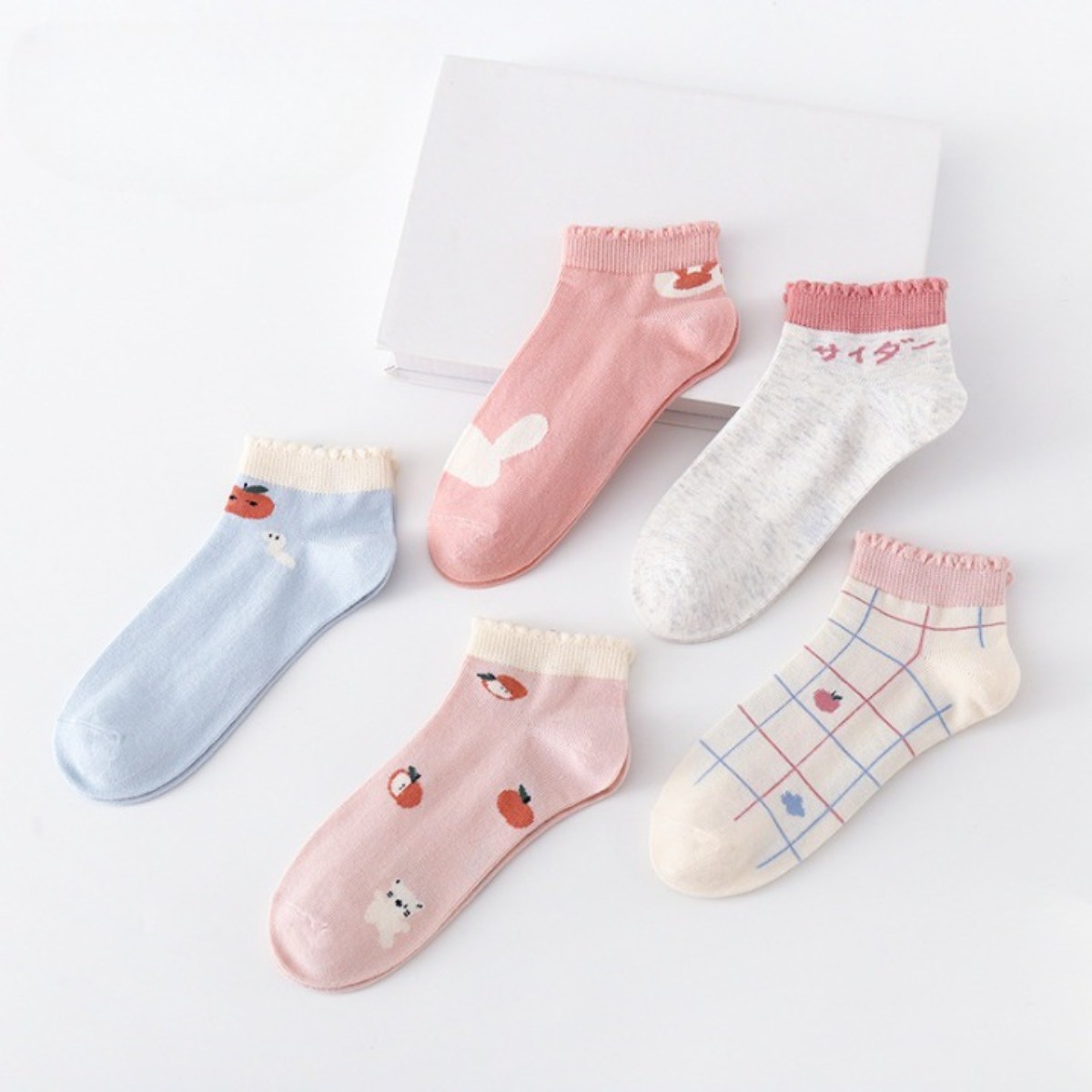 미소 MJ56 여아용 애플레이스 5켤레세트 6,900원