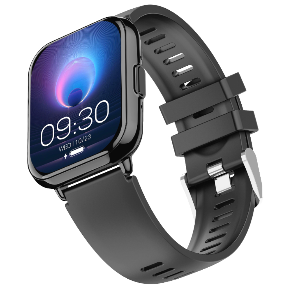 PEJE AI 질문응답 25나라 언어 실시간 번역 블루투스 통화 스마트워치, GPS + 블루투스, 4.6cm, 검정색 66,600원