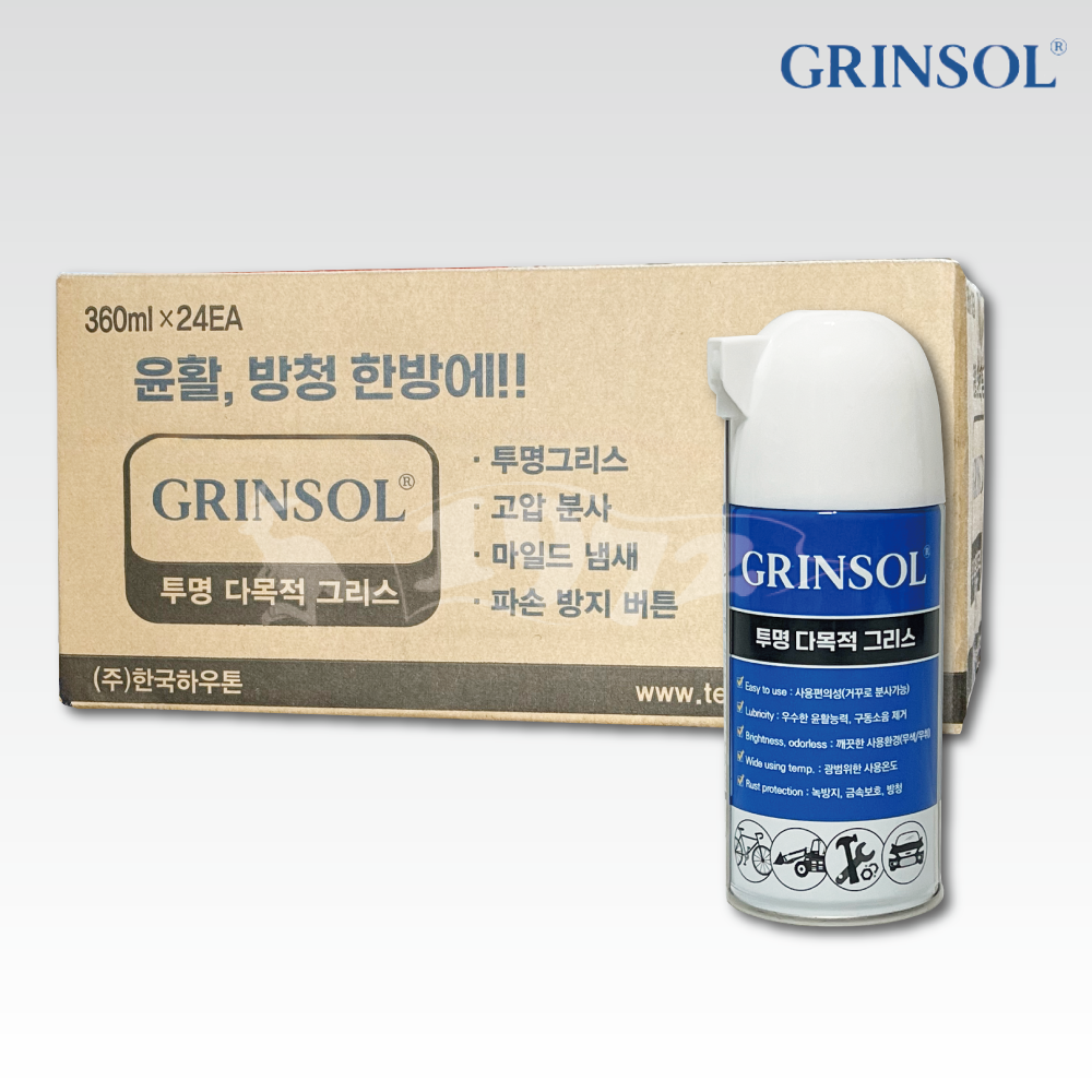 그린솔 그리스 360ml 윤활유 윤활제 구리스 소음제거 130,000원