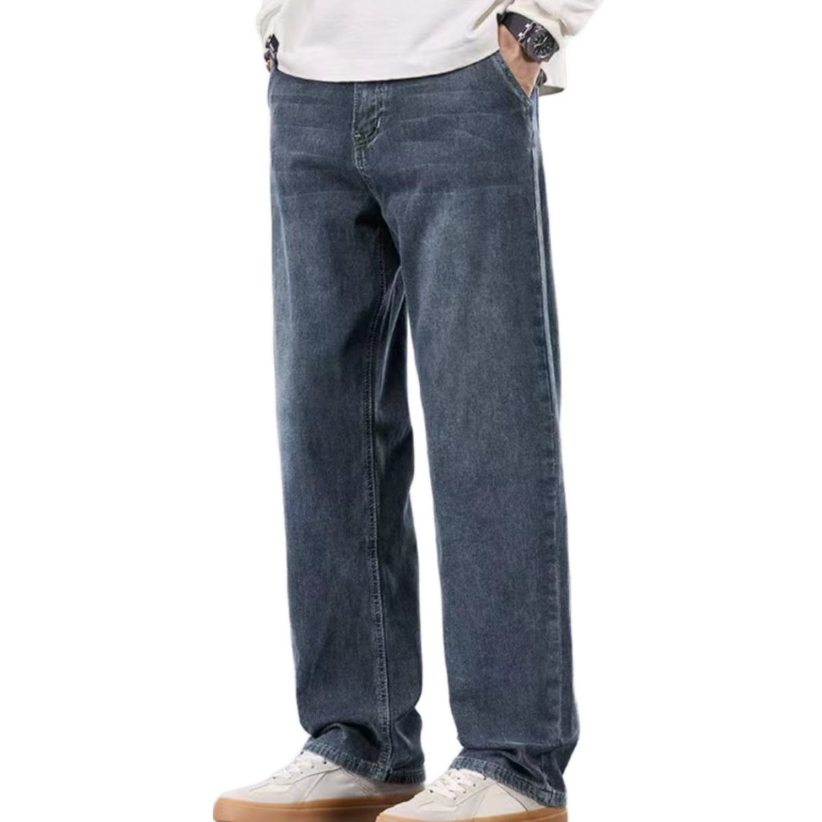 wassup 남자 청바지 겨울 기모 청바지 스판 쾌적 와이드청바지 18,720원