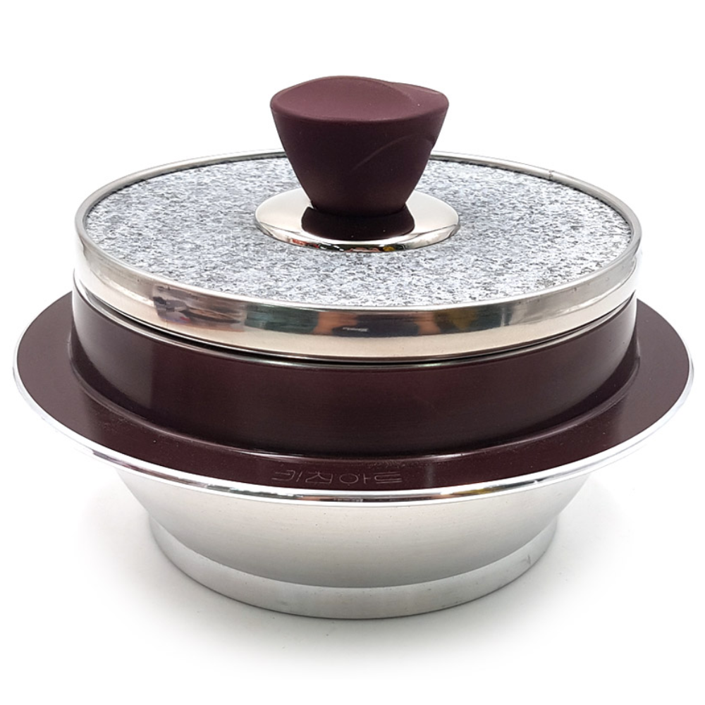 키친아트 자연석 곱돌솥 3인용 4인용 5인용 돌솥밥 돌솥냄비 국내산, 사이즈선택, 15cm 3호 3인용 57,290원