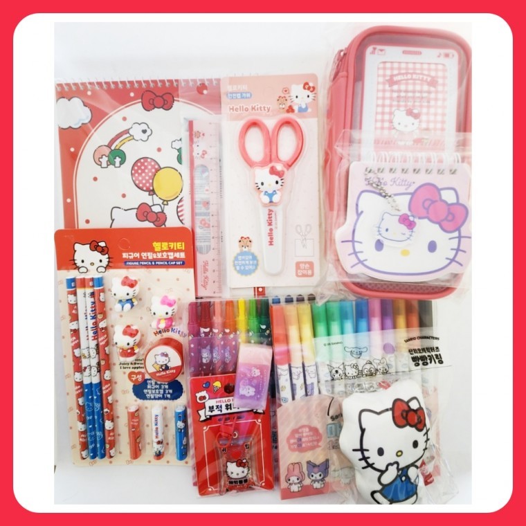 플렉스-T 플유 리오 문구세트 신학기준비물 11종 1세트, 1개, 시나모롤세트 83,200원