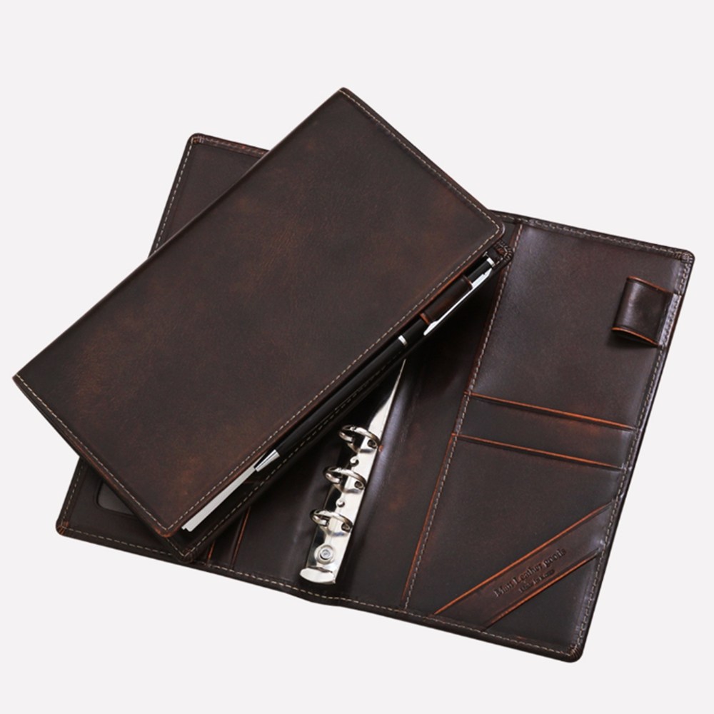 [2026년 속지] 마뜨 아도방 소가죽 이니셜각인 48절 6공 플래너 미니 휴대용 수첩 다이어리 커버 투톤브라운 83,000원