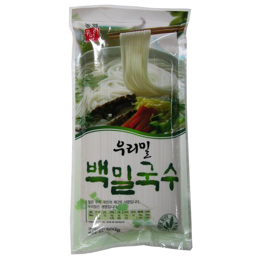 농협 우리밀 100% 급식용 백밀 국수 500g 이강산닷컴 3,420원