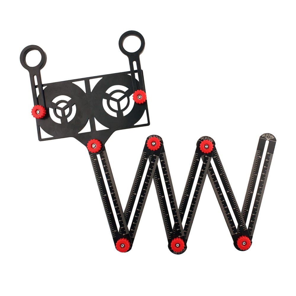 각도자 만능 타일자 인테리어 타일 목공 각도기 재단 각도자 6관절 9관절 12관절, 1개 11,500원