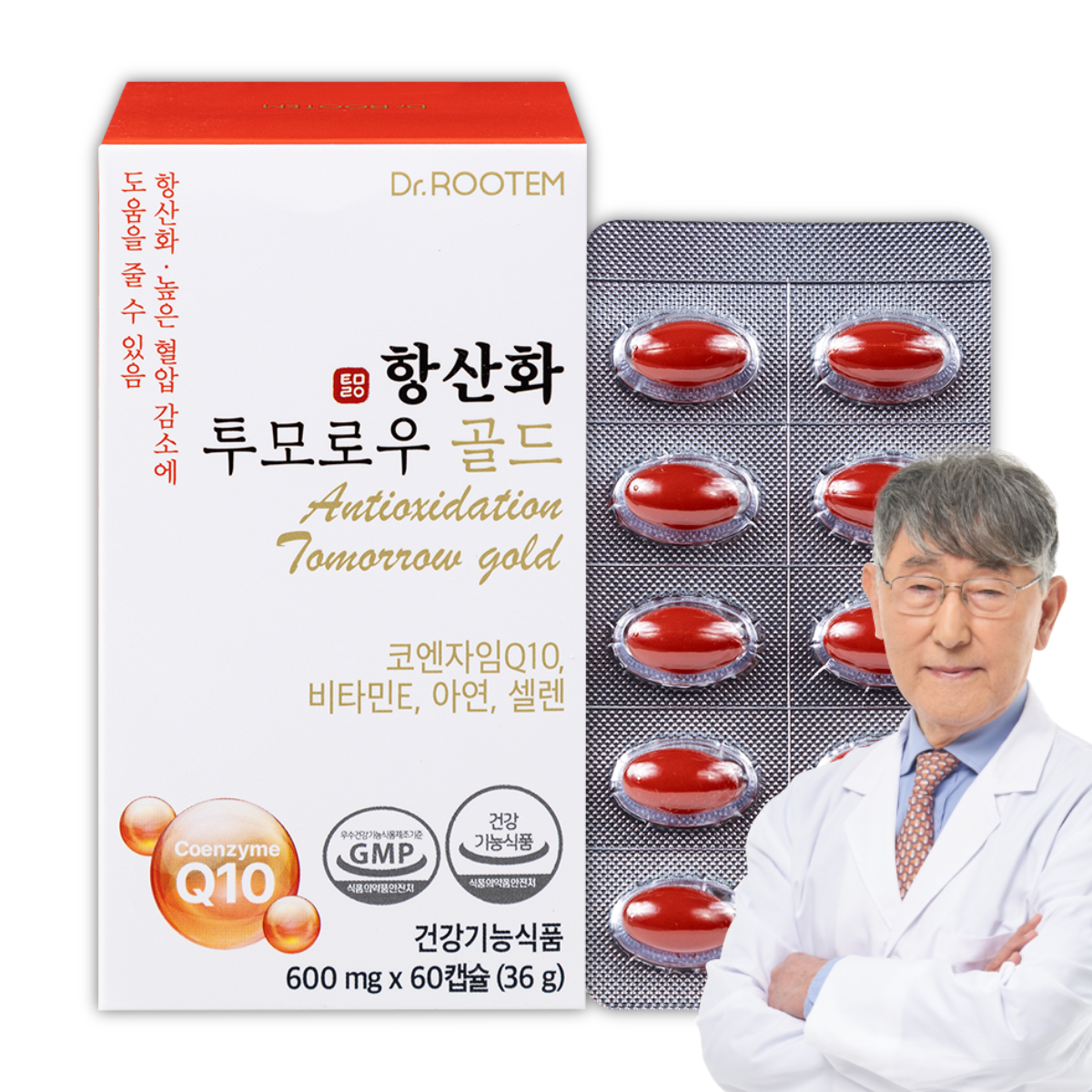 닥터루템 이시형박사의 항산화 투모로우 골드 코엔자임Q10, 1개, 60정 21,820원