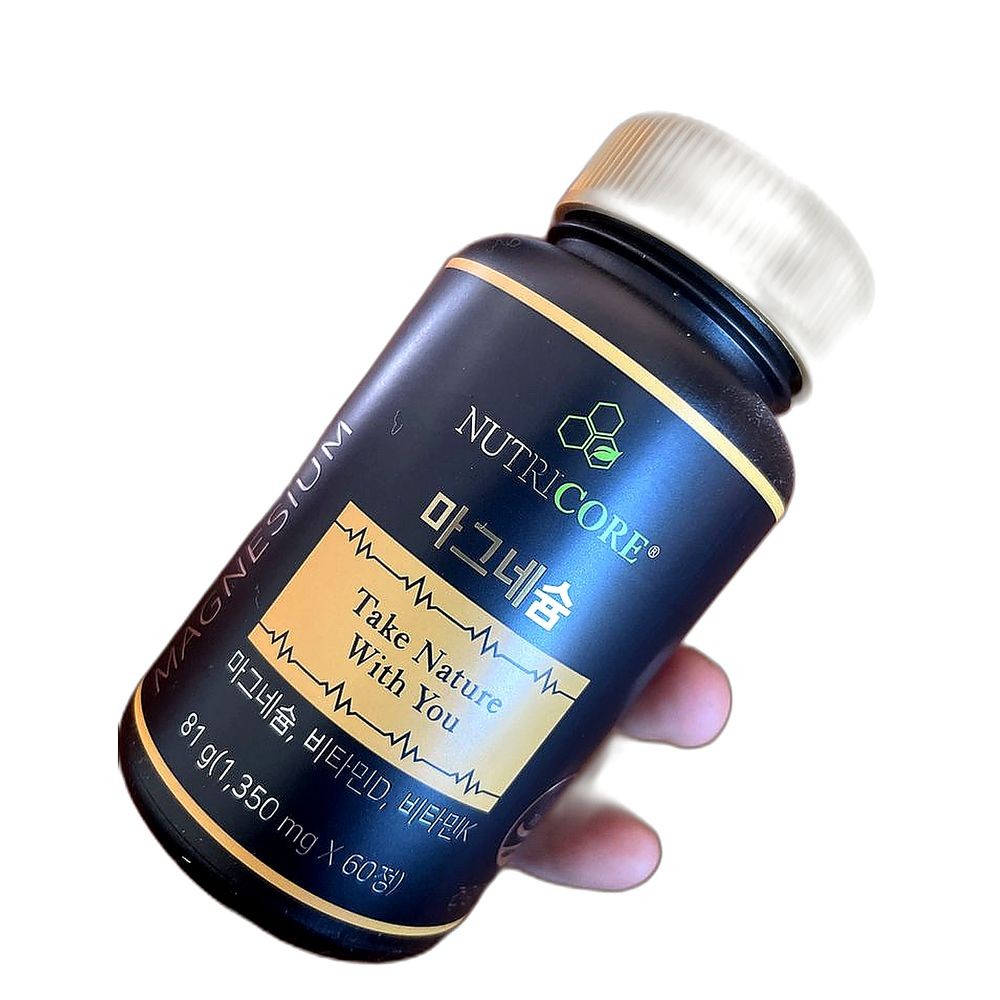 마그네슘 보충제 피로회복 근육 이완 영양 밸런스 체내 흡수 강화 영양제, 60정, 10개 429,800원