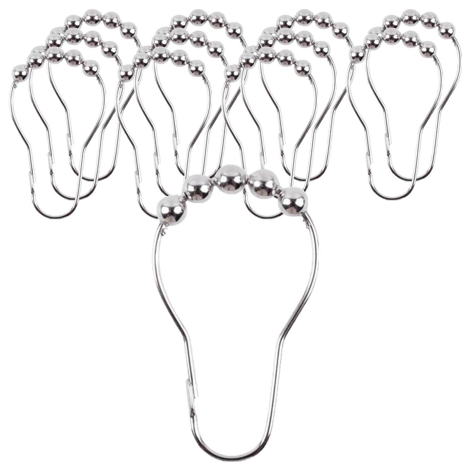 피앤케이 스텐 욕실 샤워 커튼링, 실버, 12개 5,010원