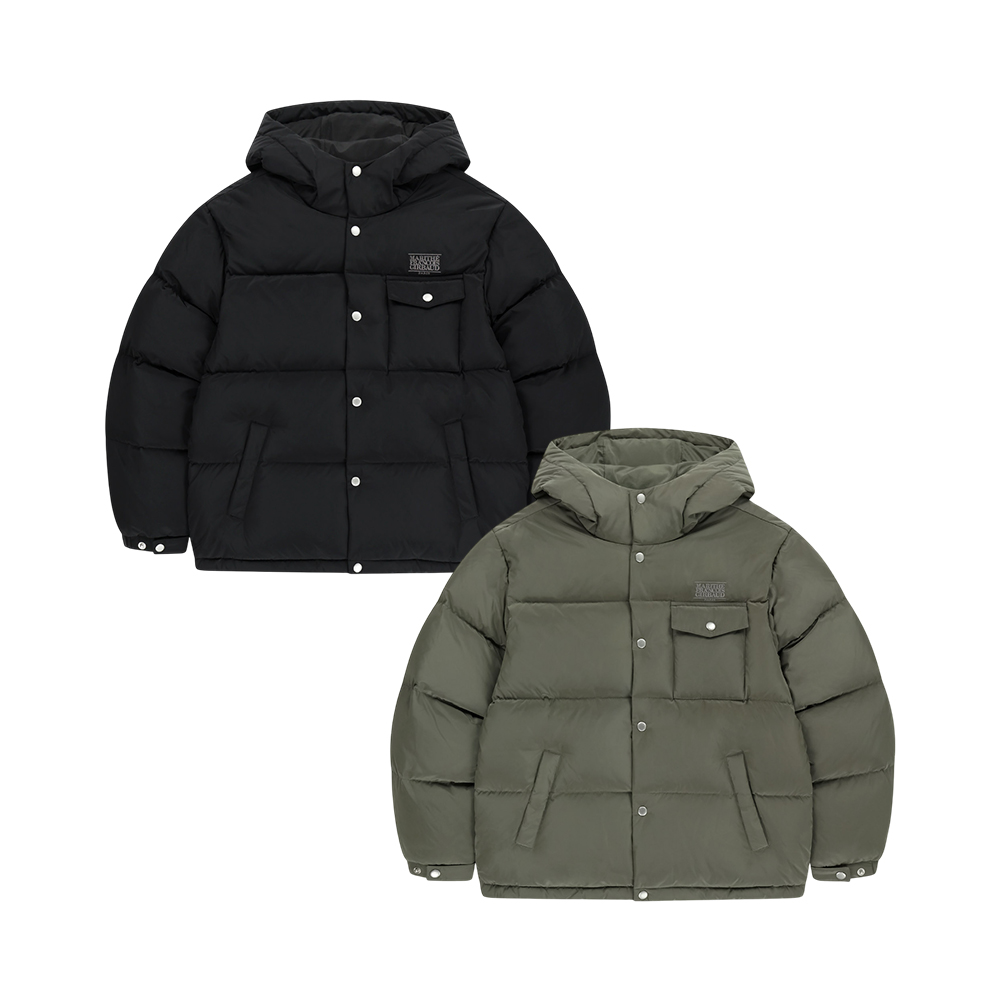 [국내매장판] 마리떼 후드 체스트 포켓 다운 재킷 택1-2color 313,000원