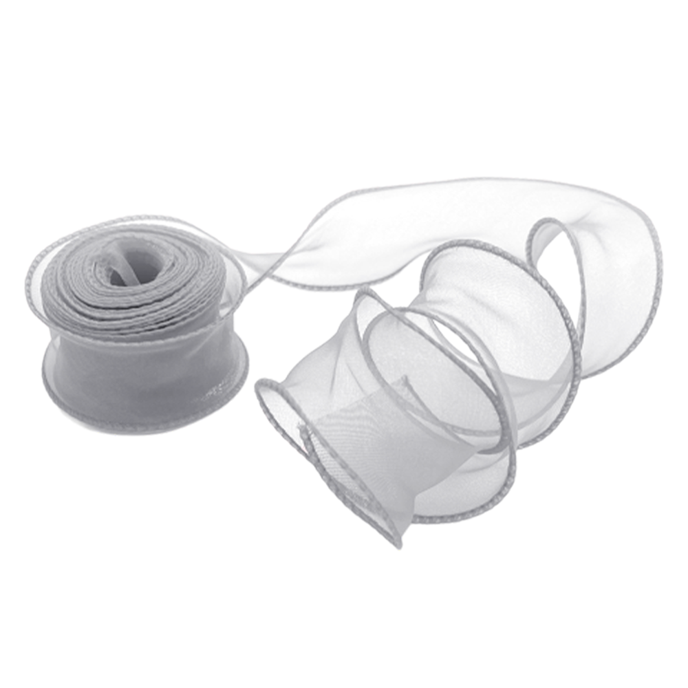 만들하비 오간디 쉬폰 포장 웨이브 리본끈, 11 라이트그레이, 1개, 9m 6,800원