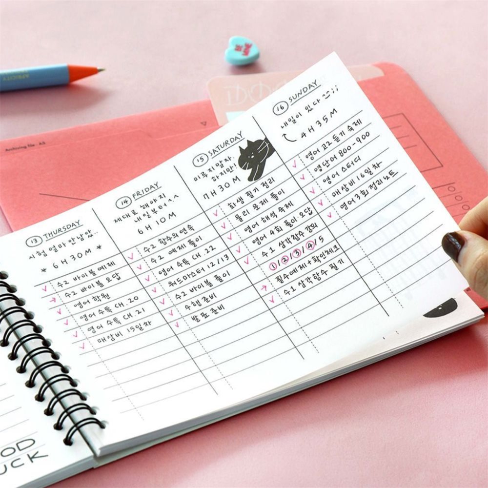 딜리고 두들 위클리 스터디플래너 6개월용 고등학생 공부 공부계획표 9,400원