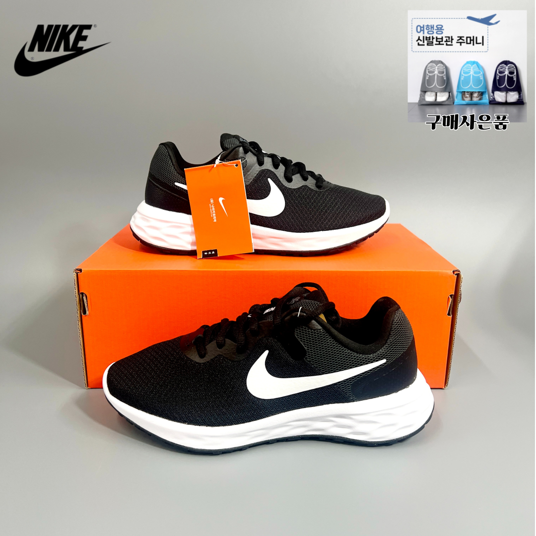 국내정품 나이키 우먼스 레볼루션6 여성 여자 블랙 런닝 운동화 TR-N106 58,800원