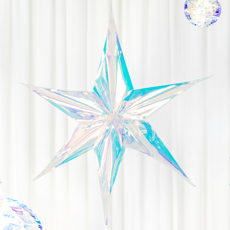 파티팡 스타 육각 홀로그램 행잉데코 7,300원