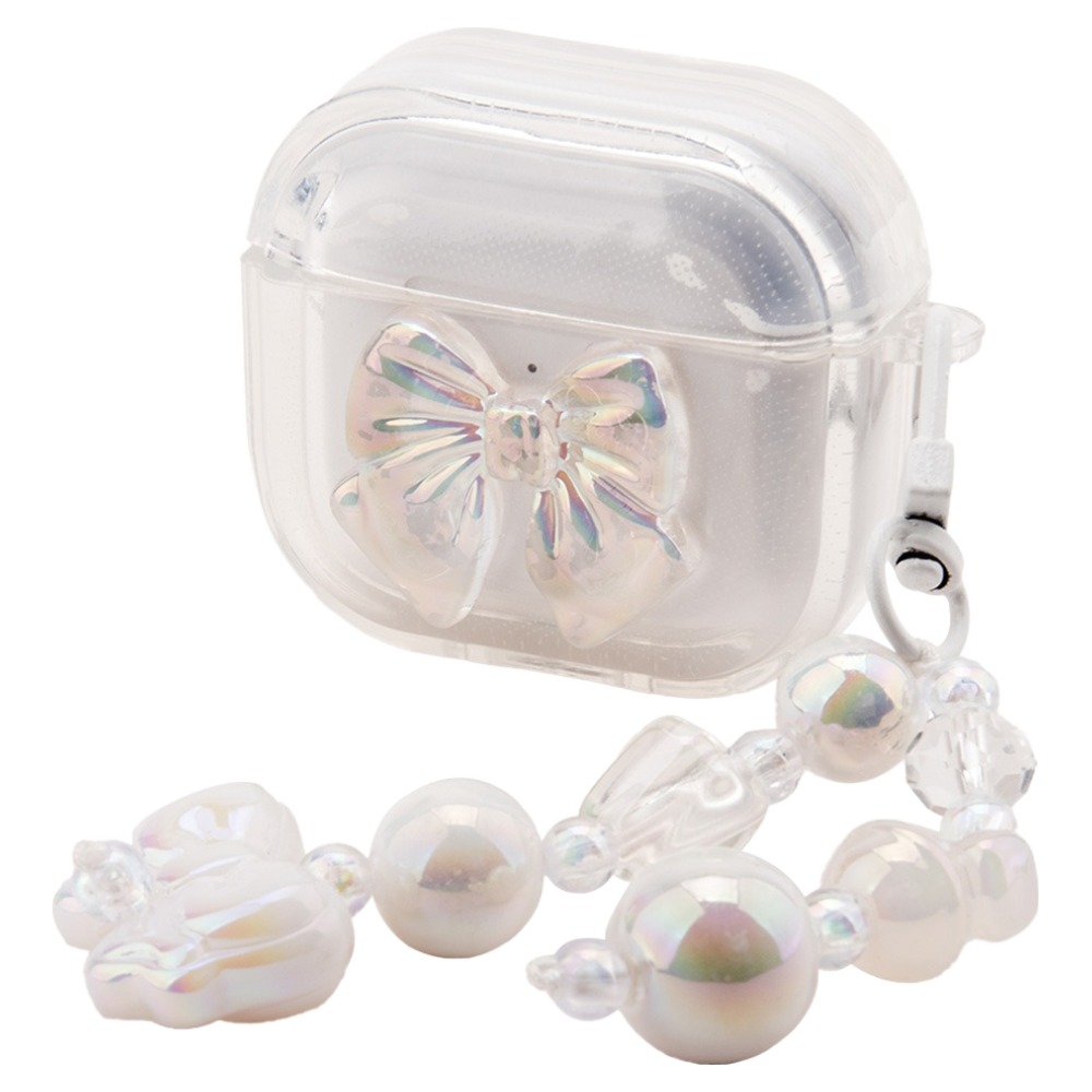 구스페리 디자인 에어팟 케이스, 에어팟4세대, 크리스탈리본, 1개 8,900원