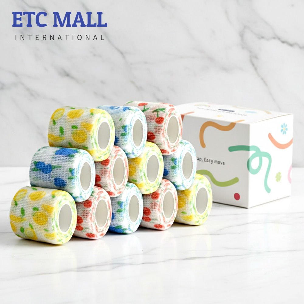 이티씨몰 자가점착 밴드 5cm 압박붕대 패턴 후르츠 3종 체리 블루베리 레몬 10+2 15,300원