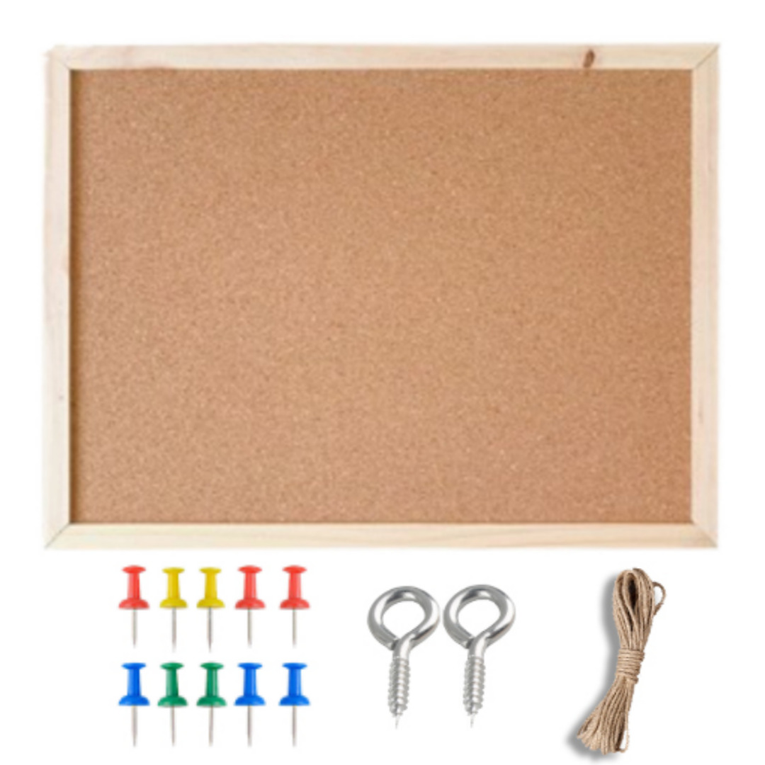 제이스토어 게시판 꾸미기 벽걸이 코르크 보드 세트 12,980원