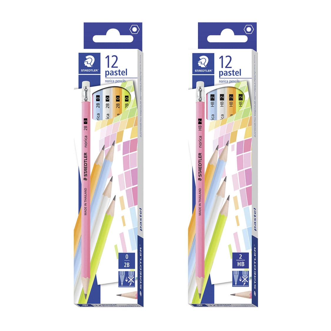 스테들러 노리카 파스텔 지우개연필 132 43 1타12입 3,500원