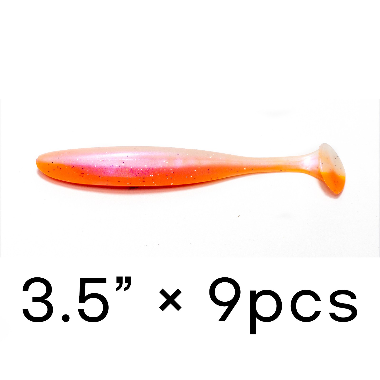 슬림 쉐드 웜 3.5 ~ 5인치 소프트베이트, 9개, 4g, 투톤오렌지 6,900원