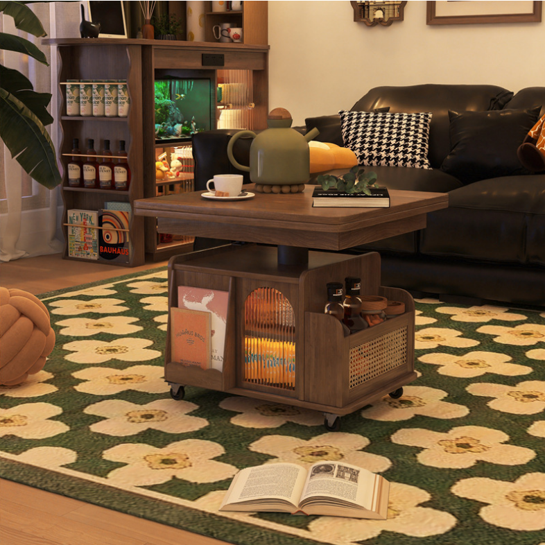 [소렌가구] 리프트업테이블 거실테이블 티테이블 사이드 이동식 349,000원