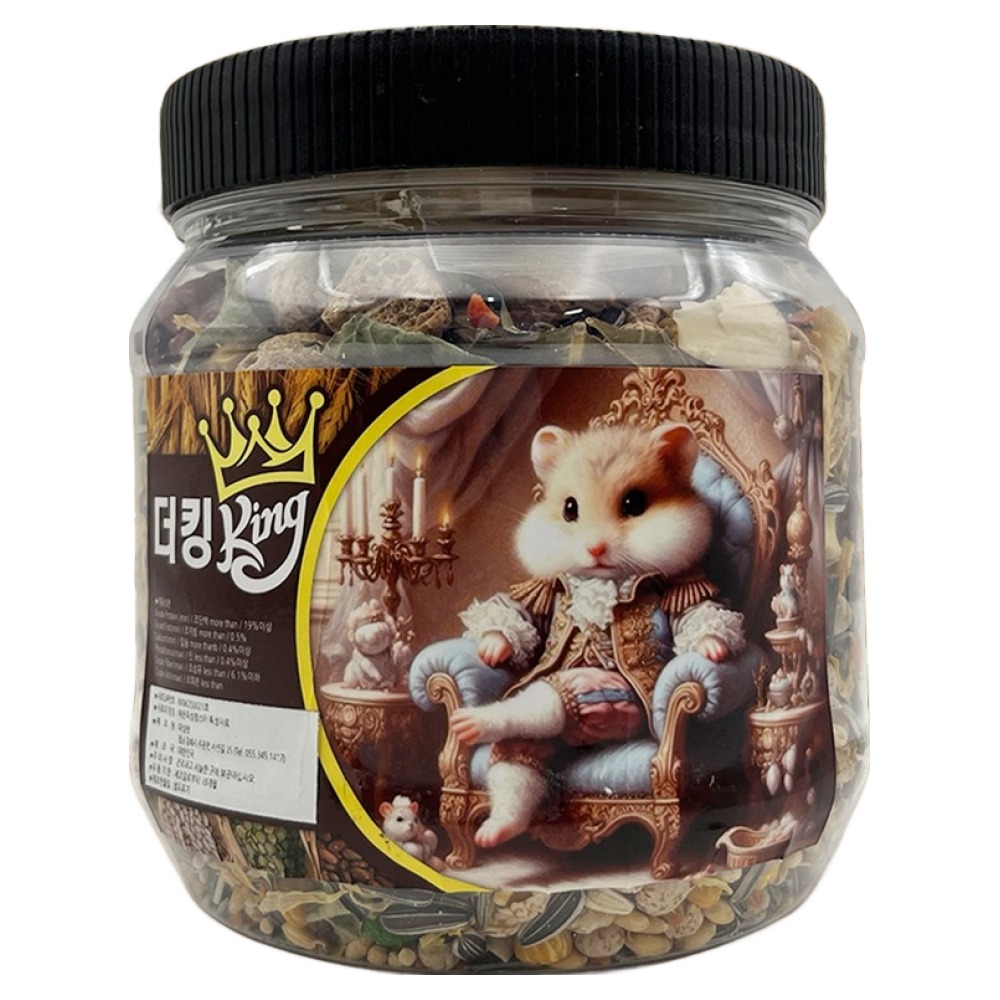 포시즌 햄스터 더킹 사료, 1개, 1.2L 15,500원