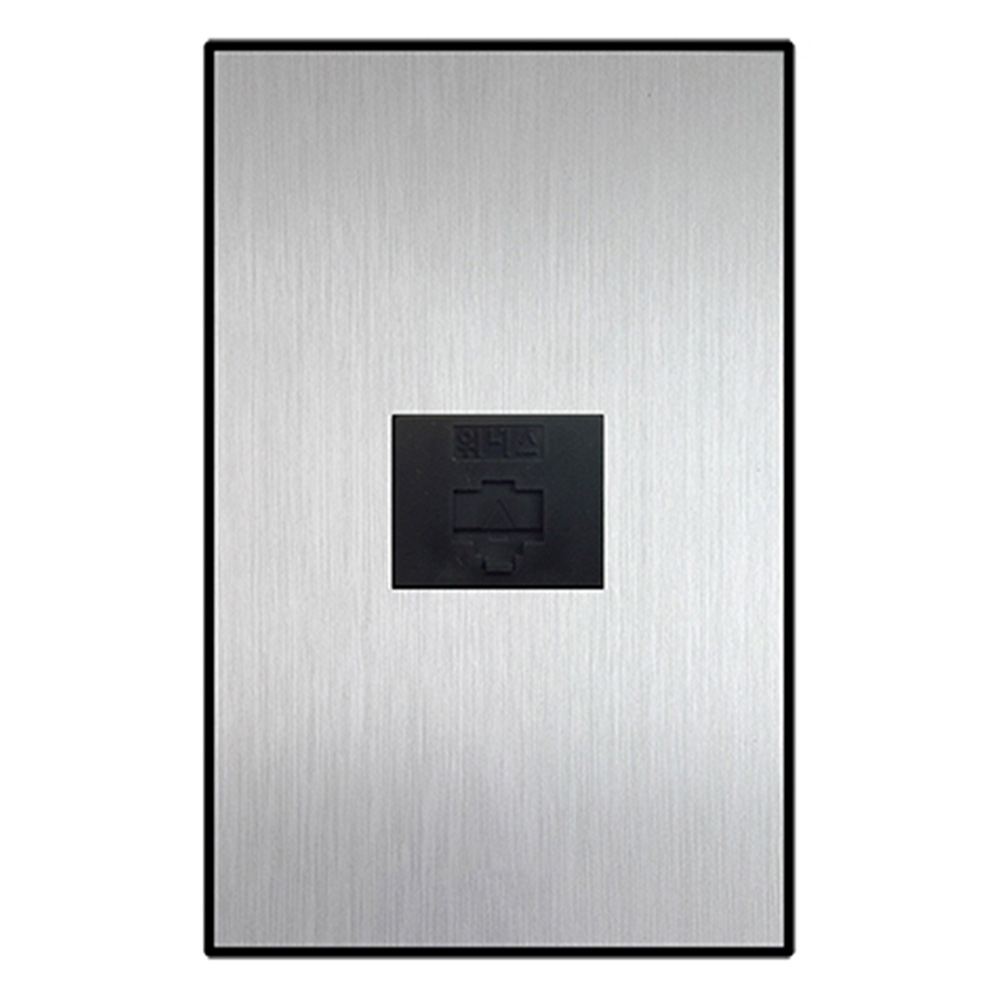 보에담 인터넷 통신 콘센트 8P 1구 실버, 1개 9,300원