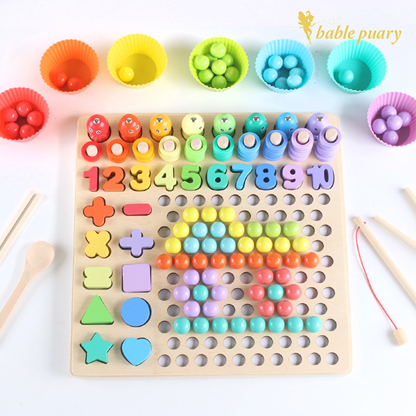 베이블퓨어리 프리미엄 원목 숫자교구 풀세트 발도르프 몬테소리 가베 숫자놀이 24,300원