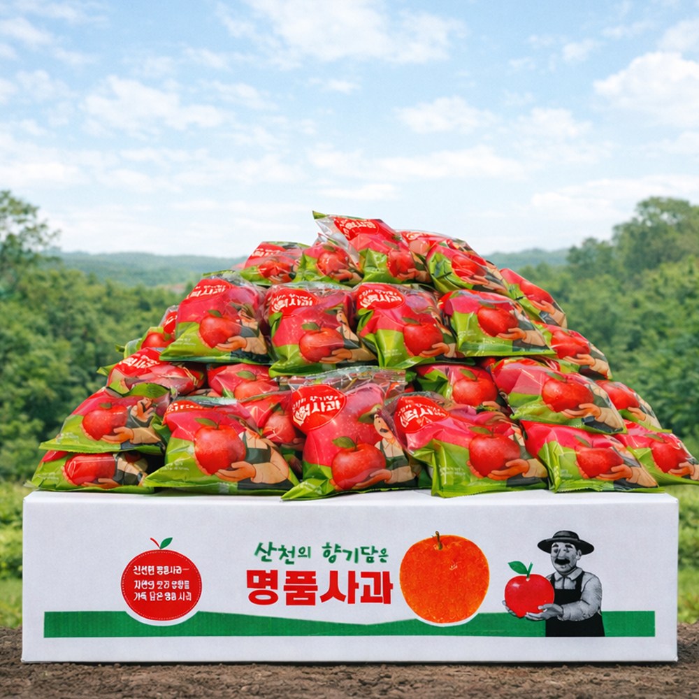 하루딱100박스 고당도선별 세척사과 껍질째먹는 꿀사과, 1박스, 2kg 25,300원
