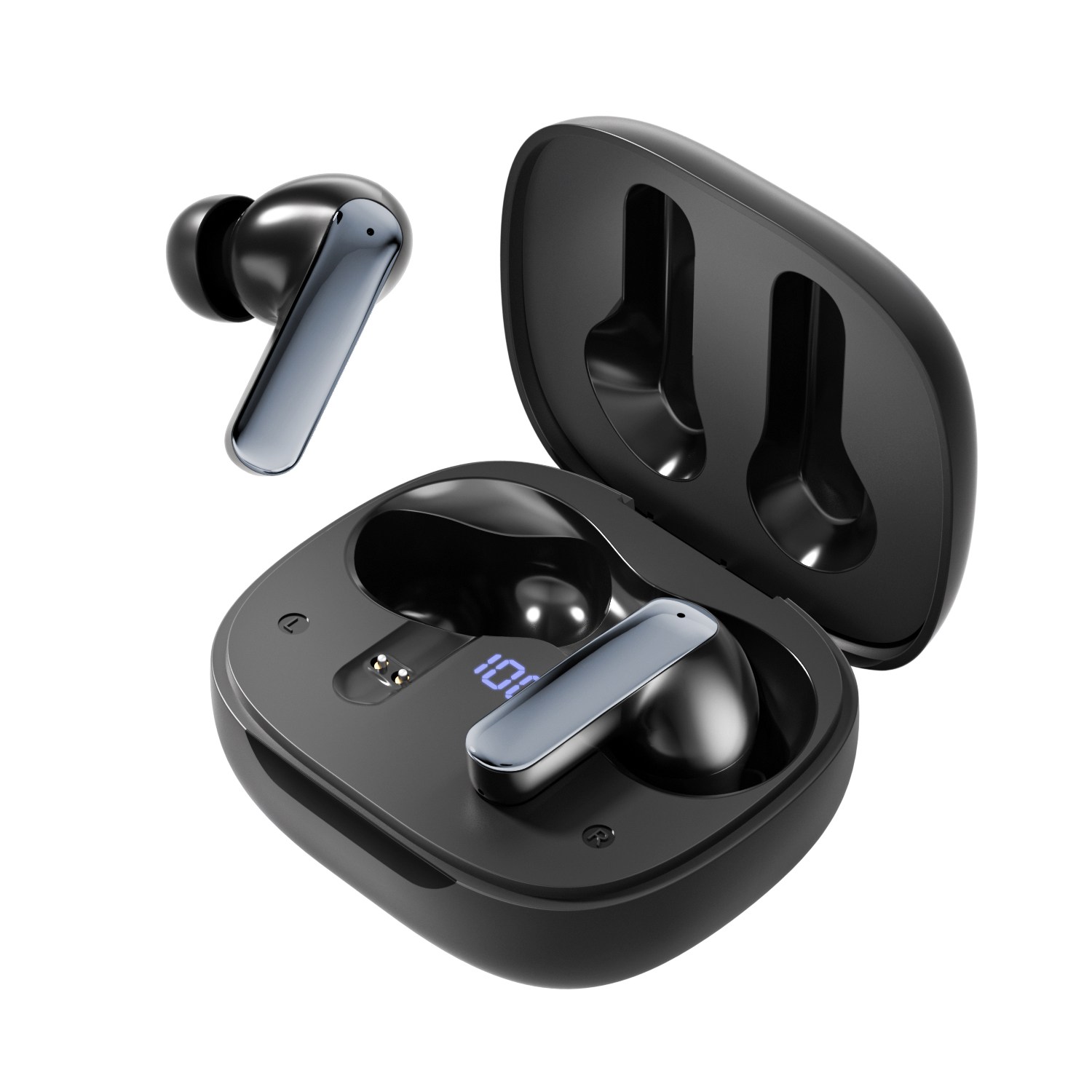 YINTEE 무선 블루투스 이어폰 커널형 ENC 노이즈 캔슬링 고음질 C타입 LED 이어폰 14,900원