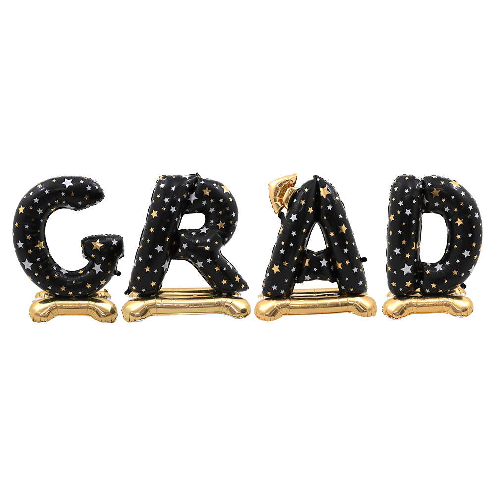 졸업 풍선 그래드스타 블랙 스탠딩 알파벳 세트 파티 18,000원