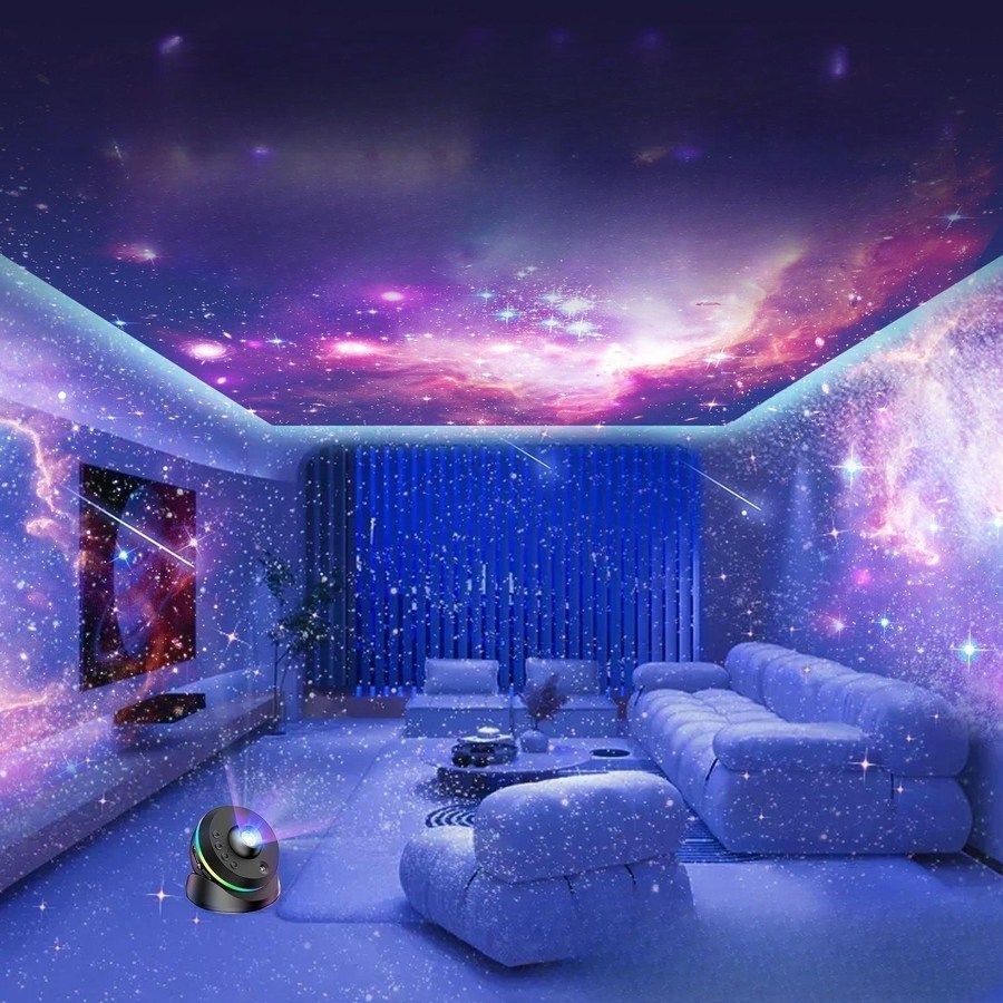 우주 은하 투영 램프 침실 야간 조명 무드등 프리미엄 집들이 선물 오로라 LED 수면등 미러볼 43,500원