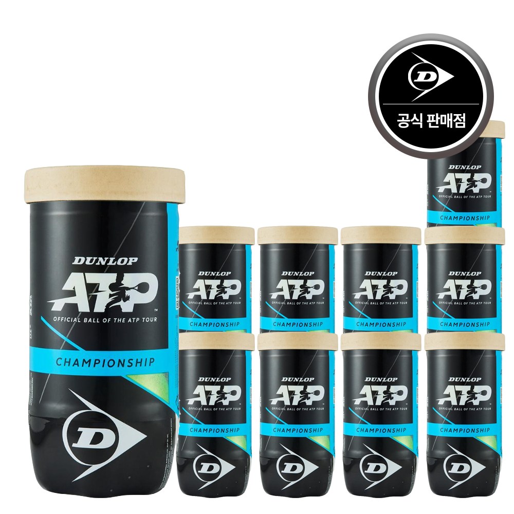 2025 던롭 ATP 테니스공 10캔 (20볼) 시합구 무료배송 40,900원