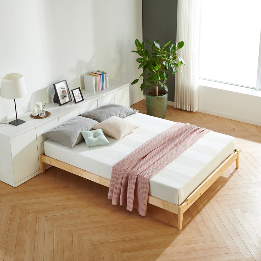 파로마 모네 원목 침대 헤드리스 무헤드형 S SS Q 289,000원