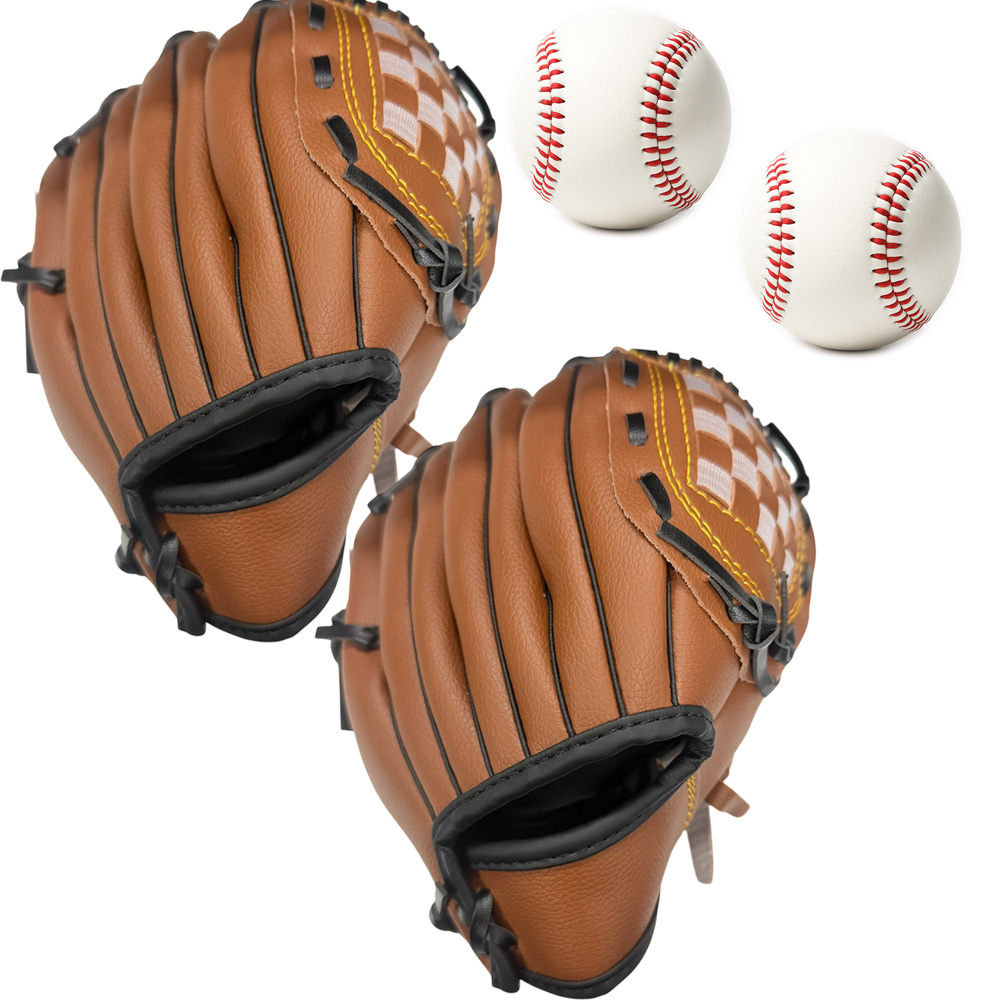 투센 야구 캐치볼 우투 글러브 + 안전야구공, 2개, 브라운 28,900원