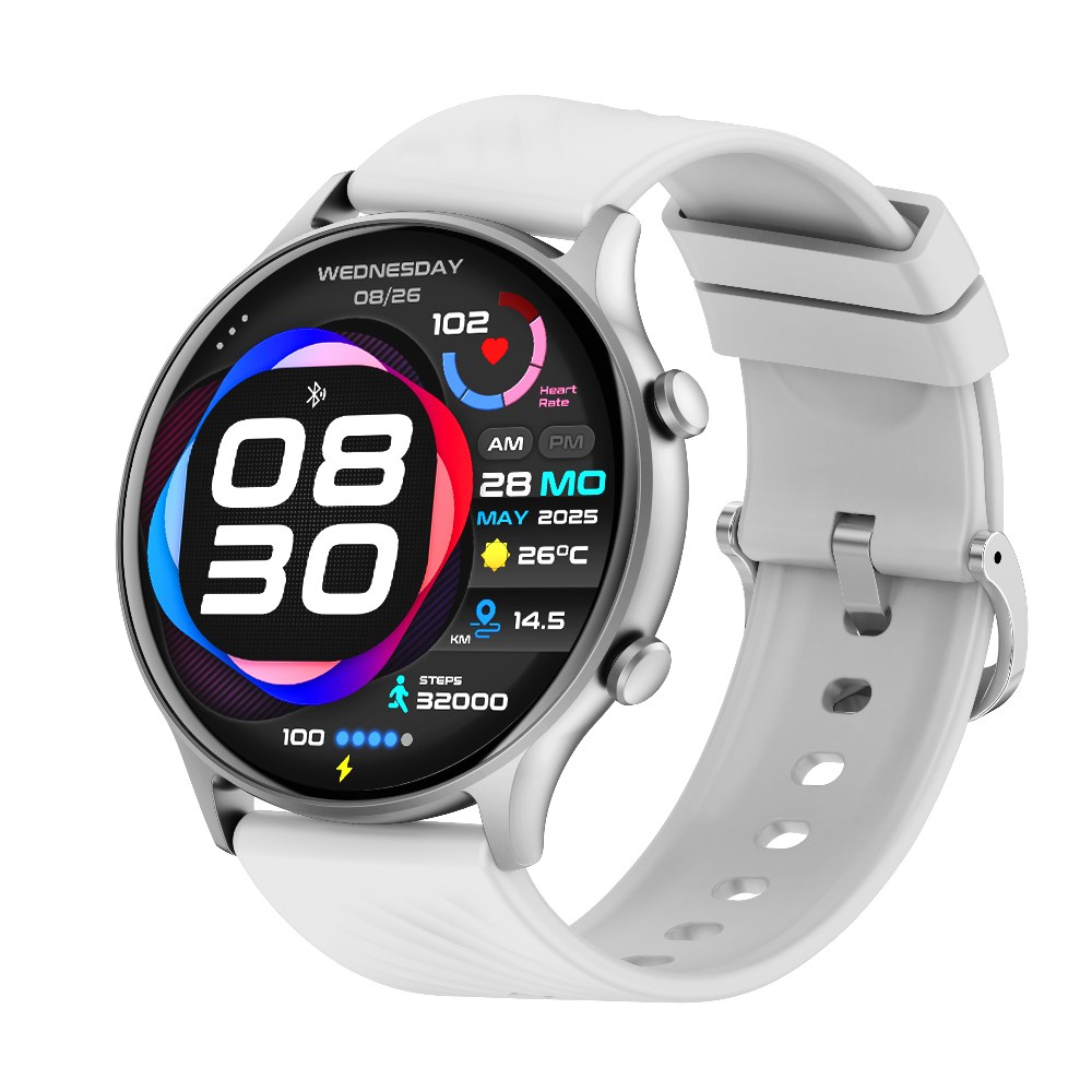 PEJE 운동 건강 24시간 모니터링 블루투스 통화 스마트워치, GPS + 블루투스, 4.9cm, 은색 34,600원