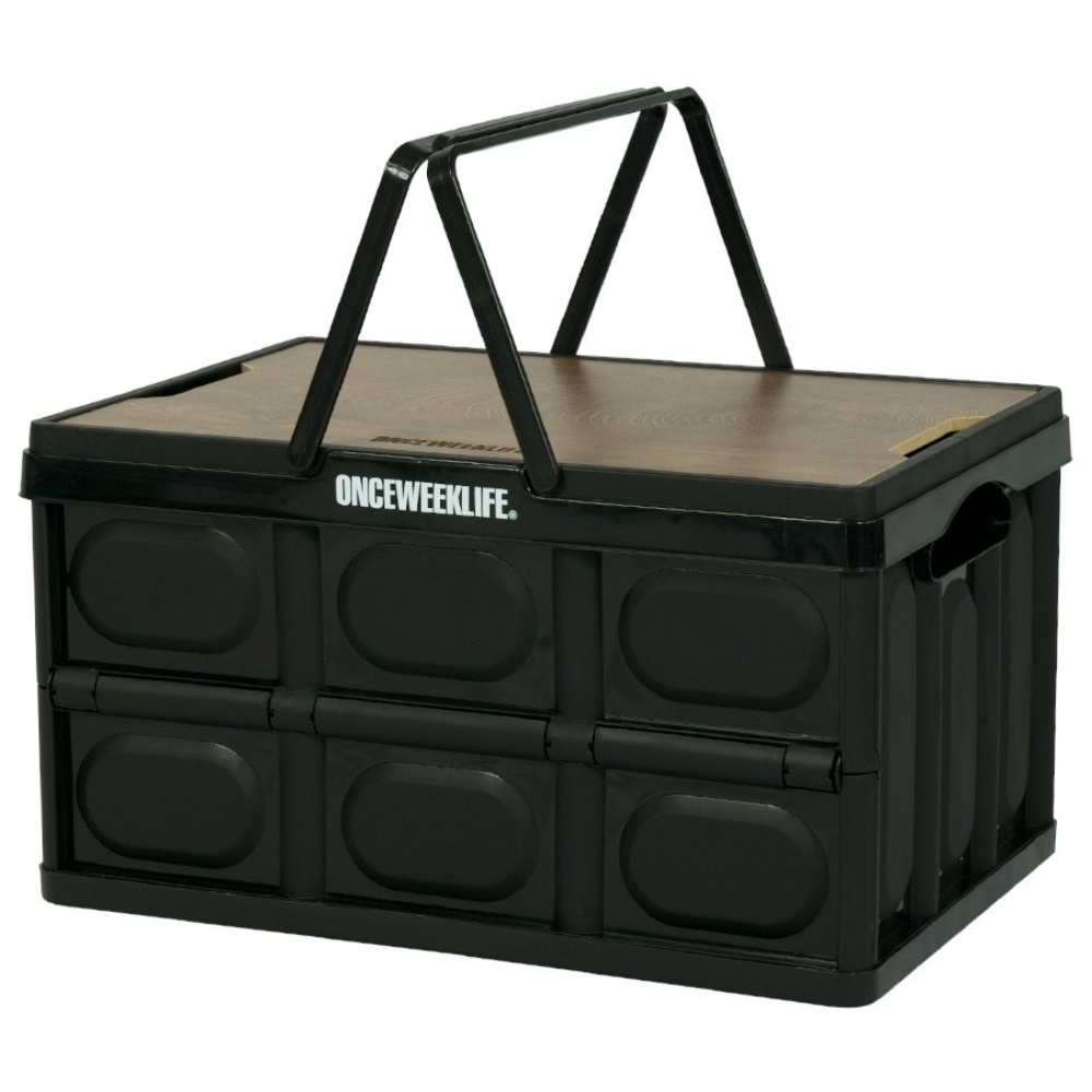 원스위크라이프 캠핑 손잡이 접이식 폴딩 박스, 블랙 19,990원