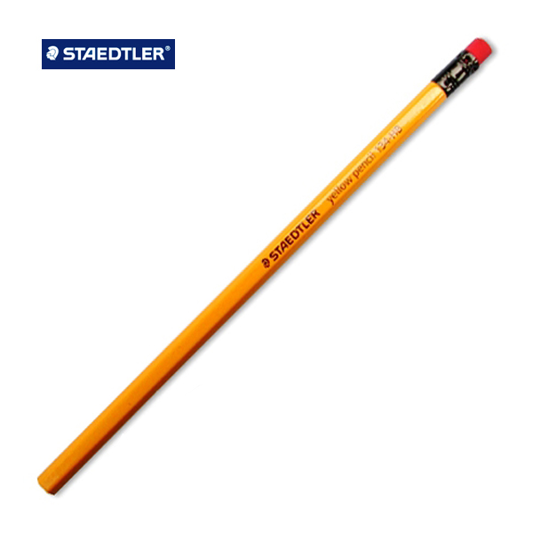 STAEDTLER 스테들러 옐로우펜슬 HB 2B 노랑연필 낱개판매 250원