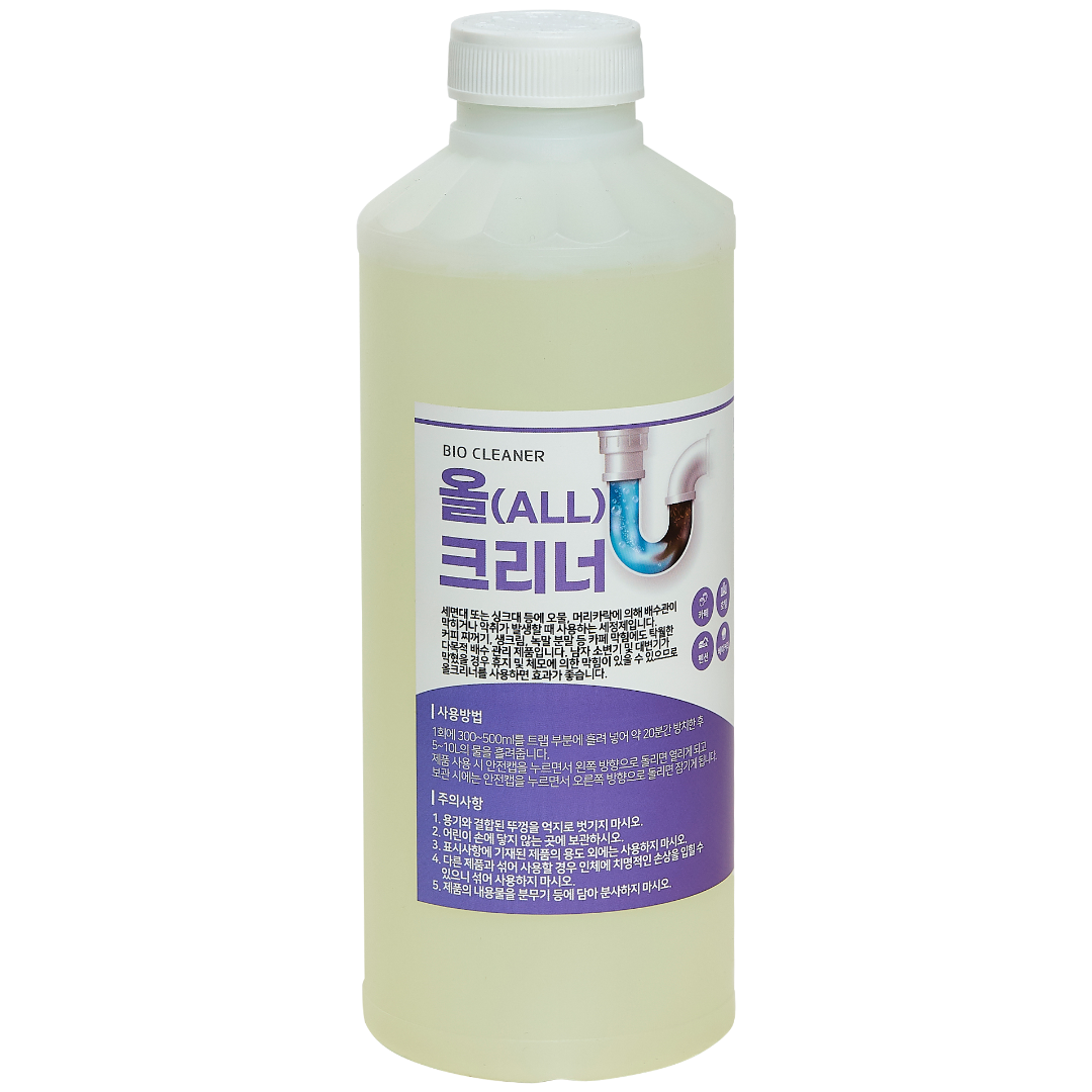 배수구 세정제 싱크대 세면대 하수구 배관 클리너 음식물 커피찌꺼기 배관 세정 카페 배수구 세정 올크리너 14,720원