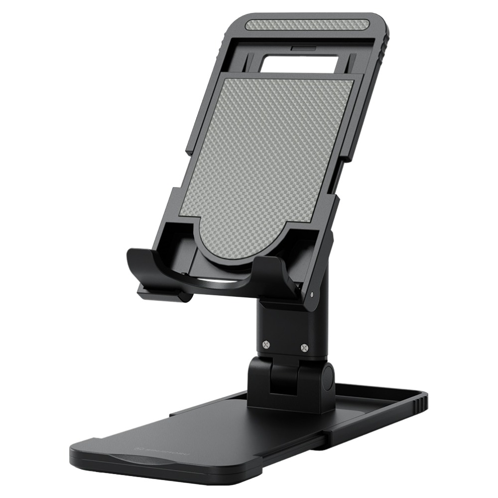 신지모루 길이조절 확장형 탁상용 접이식 스마트폰 테이블 거치대, 블랙, 1개, 단일상품 4,500원