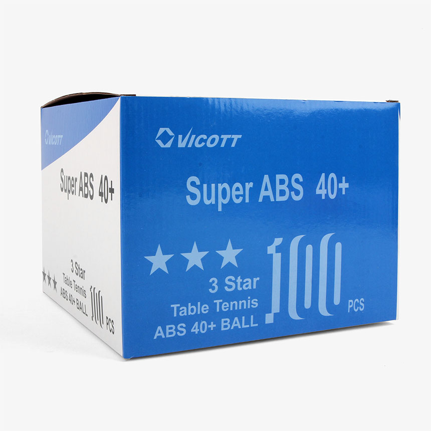 비코트 탁구공 ABS 40+ 3성 슈퍼 연습구 (100입) 백색 27,900원
