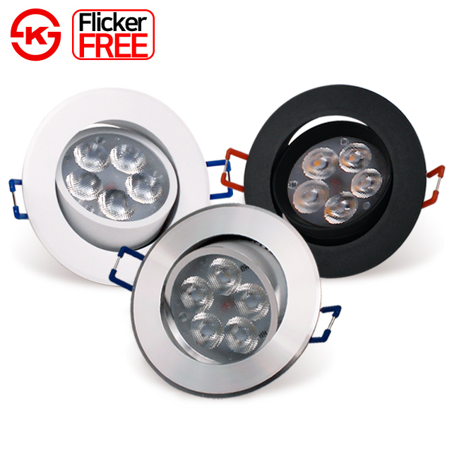 LED 다운라이트 슬림 직회전 3인치 5W 플리커프리 DS 6,400원